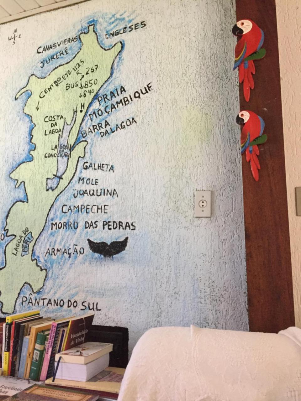 Hostel Mueller Na Praia De Mocambique Florianópolis Eksteriør billede